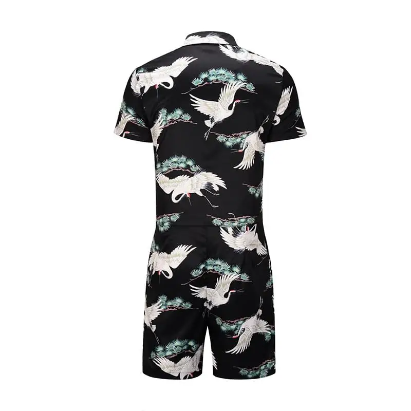 Фото Crane Bird Men Rompers 3D Print Jumpsuits Playsuits Harajuku Harem Cargo Overalls One Piece Jumpsuit Hawaiian Shirts Men's Sets Мужская Crane Bird Men Rompers 3D Print Jumpsuits Playsuits Harajuku Harem Cargo Overalls One Piece Jumpsuit Hawaiian Shirts Men's Sets Мужская