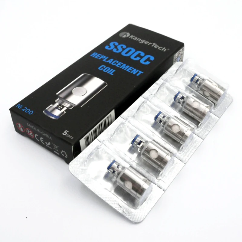 Сменная катушка KangerTech SSOCC Ni200 0 15 Ом 5 штук для серий Kanger Nano Nebox Subvod и Subtank |