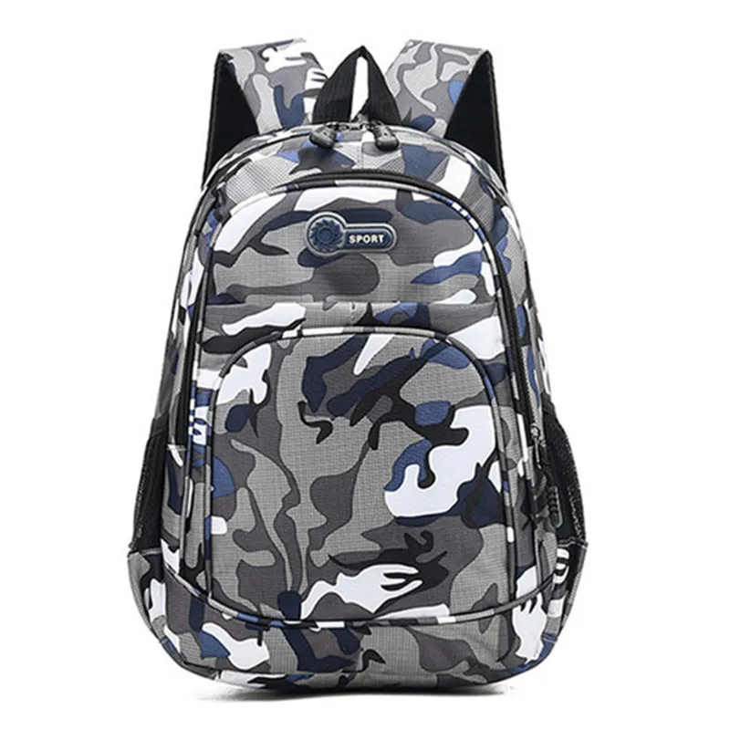 Камуфляжные водонепроницаемые нейлоновые школьные сумки для девочек и