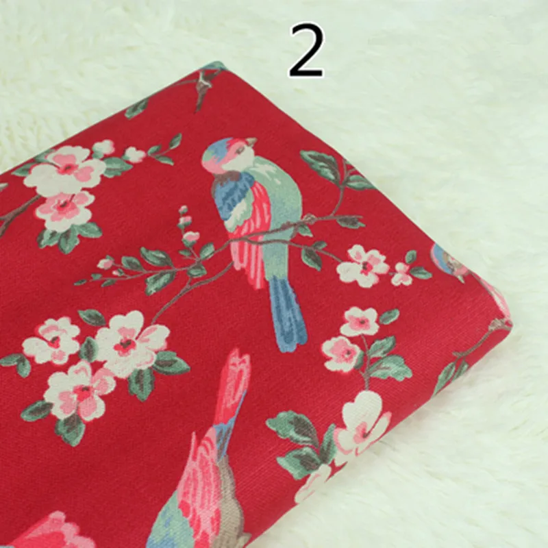 Полметра экспорт из холщовой ткани 100% хлопок печать на с пасторальный