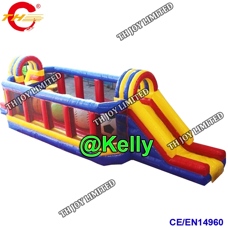 Бесплатная доставка двери Баллер wipeout надувная игра вызов надувные большие