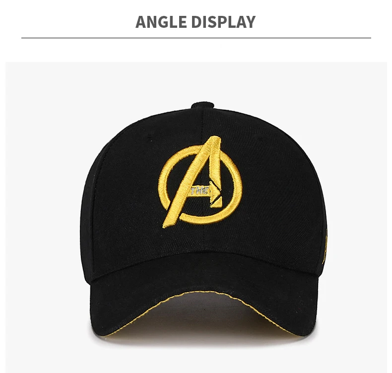 New 9 Colors Movie Avengers Baseball Hat Halloween Party Cosplay Caps Men Avengers 4 Endgame Cap Embroidery Letter Cap