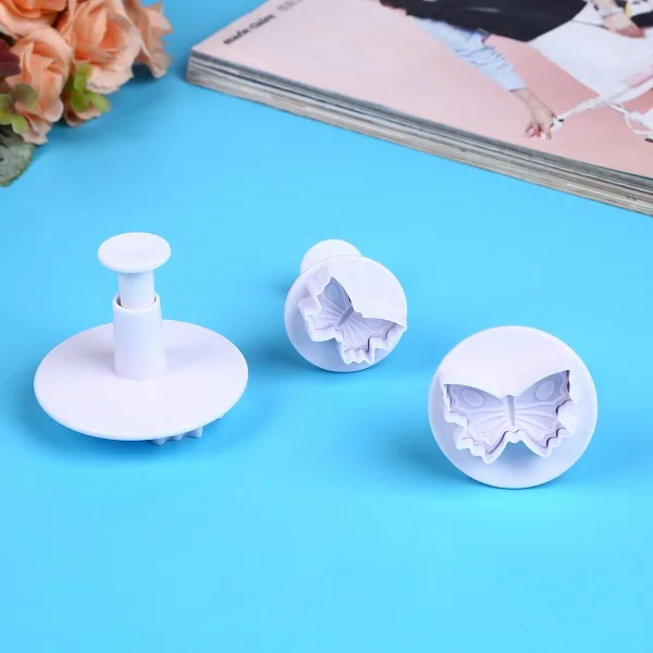 K1-161 butterfly 15 видов сахарных помадки резак пластиковые формы для торта DIY Инструменты для украшения тортов из мастики плунжерная паста сахарного ремесла - Цвет: K1-161 butterfly