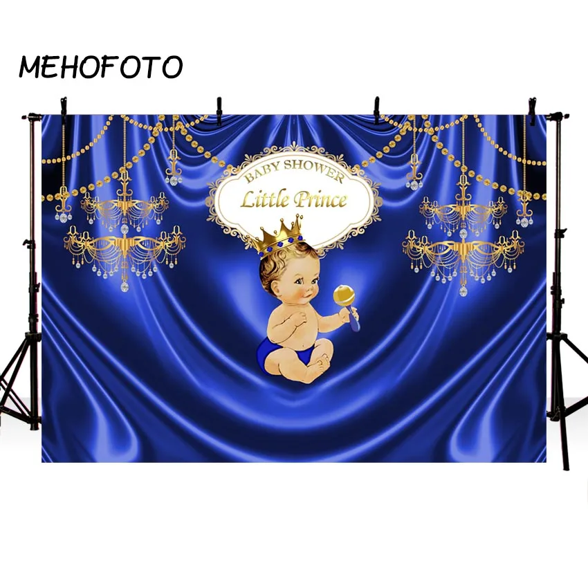 Фон для фотосъемки MEHOFOTO Королевская Синяя Корона Маленький принц баннер