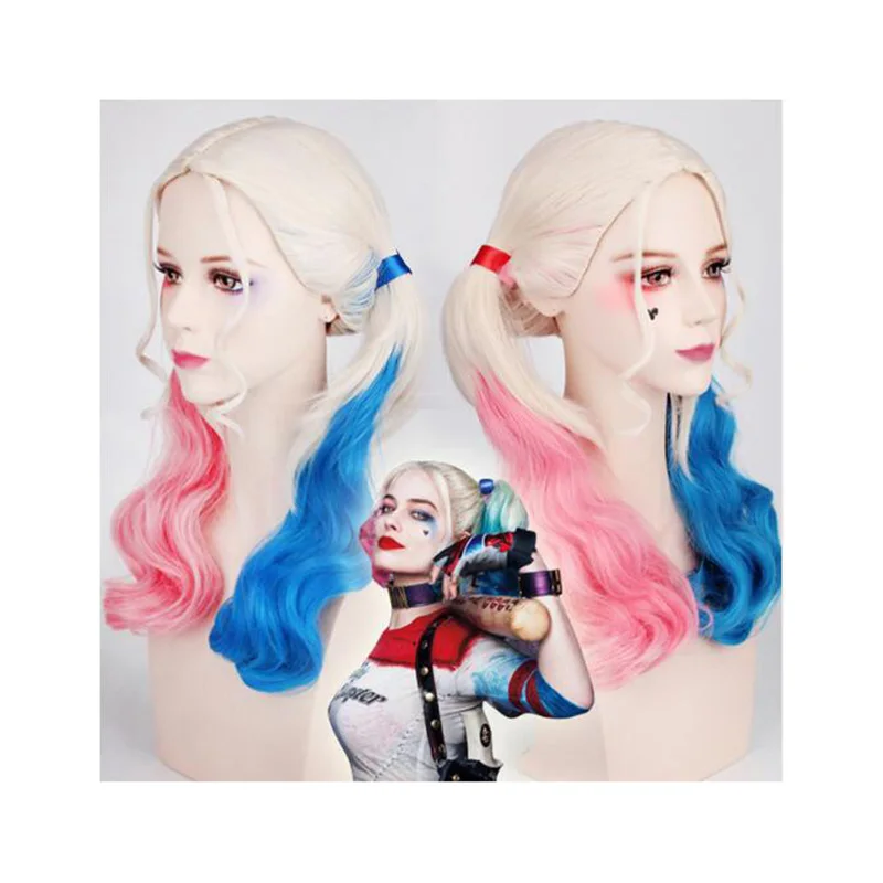Отряд Самоубийц Harley Quinn костюм косплей полный комплект модная одежда на Хэллоуин