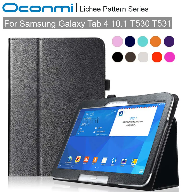 Премиум PU кожаный чехол для Samsung Galaxy Tab 4 10 1 T530 T531 Тонкий Tab4 SM планшета|for samsung galaxy