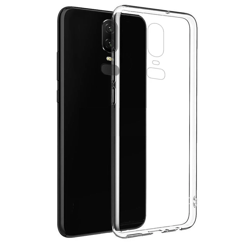 Прозрачный Простой чехол с защитой от падения для one plus 6|Бамперы| |