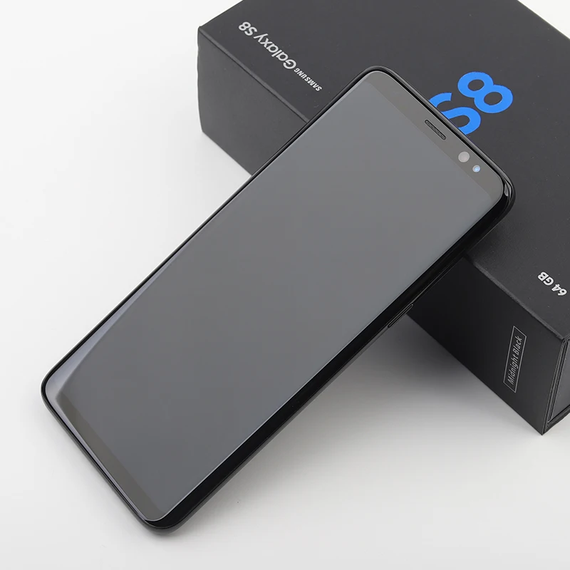 Разблокированный Мобильный телефон Samsung GALAXY S8 G950U G950F 4G LTE G950 5 8 &quot4 Гб 64 12.0MP Android 7 0