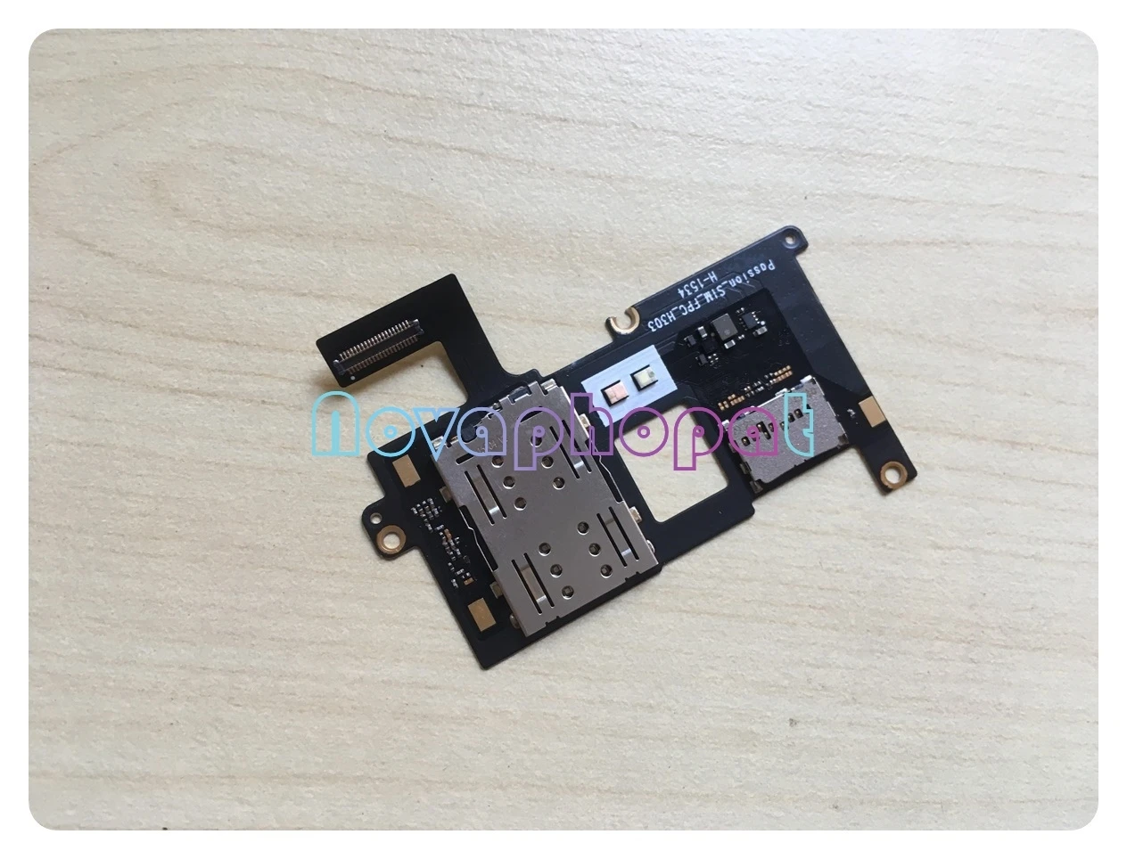 Novaphopat для Lenovo Vibe P1 P1a42 P1c58 P1c72 лоток SIM карты и держатель SD памяти гибкий кабель
