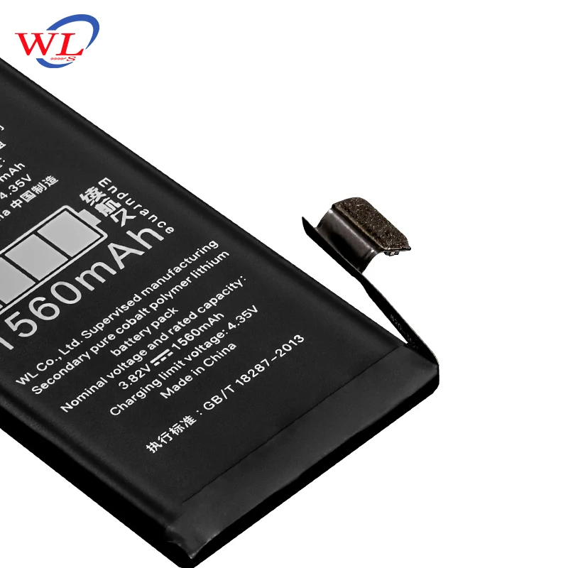 Новинка 2019 Заводской магазин Оригинальная батарея WL для телефона Apple iPhone 5S 5C