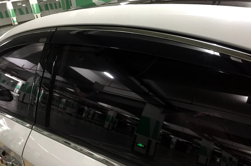 Для hyundai Sonata 9 Пластик черное окно козырек Vent Оттенки Защита от солнца дождь дефлектор гвардии авто аксессуары 4 шт./компл