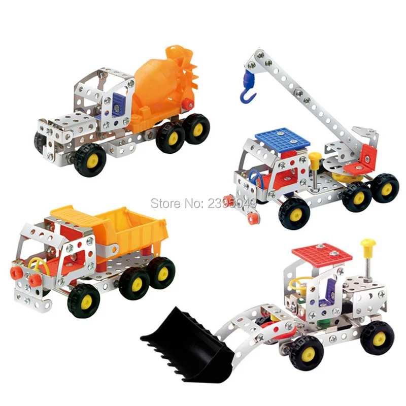 Новый маленький металлический сборный строительный блок железная игрушка для