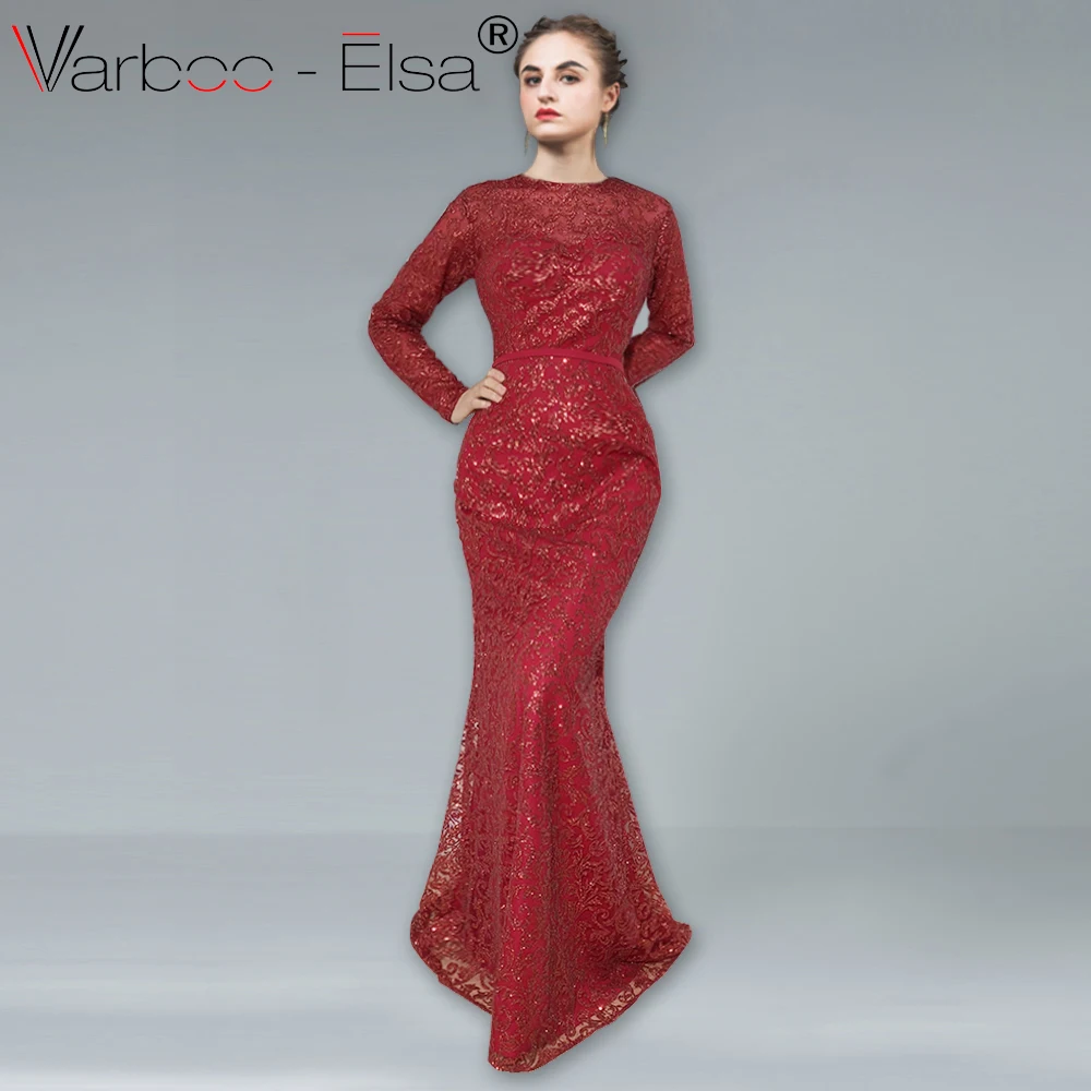VARBOO_ELSA роскошное блестящее платье длиной до пола для выпускного вечера