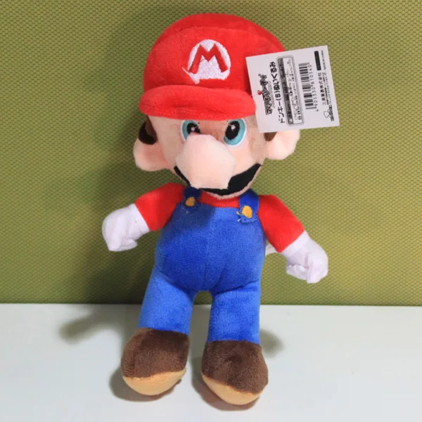 C 25cm red mario Супер Марио Плюшевые игрушки 6-25 см Luigi Сухие Кости жаба Йоши Принцесса Персик Дейзи плюшевые игрушки куклы День рождения - Цвет: C 25cm red mario