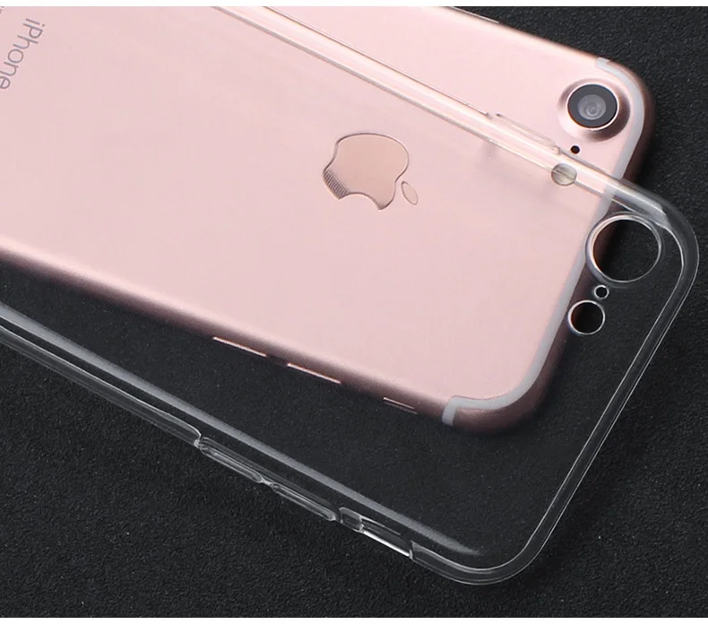 TOBOCLOO тонкий прозрачный мягкий гелевый Чехол для телефона из ТПУ чехол Apple iPhone 5 5S 6