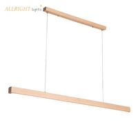 led long wood hanging lamp l120cm 2040w new decor for dinning room bedroom nordic style