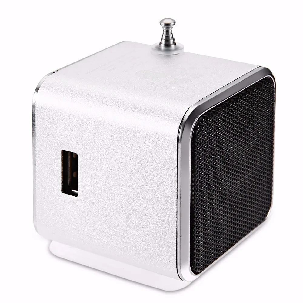 Diasoleado TDV26 портативный мини стерео супер бас MP3 динамик SD TF USB fm радио музыкальный
