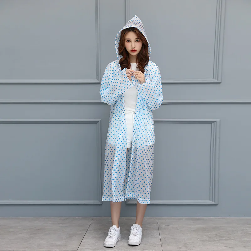 Fashion Dot Adult Man Women Environment Raincoat Rainwear Waterproof Poncho Tour Transparent Girl Rain Coat Gear JJ-SYYY138- | Дом и сад