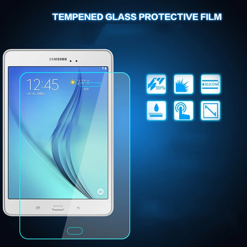 Защитная пленка для экрана планшета из закаленного стекла для samsung Galaxy Tab E T375 T377 A T550 T380 T355 P585 S T805 S2 T715 T815 S3 T825