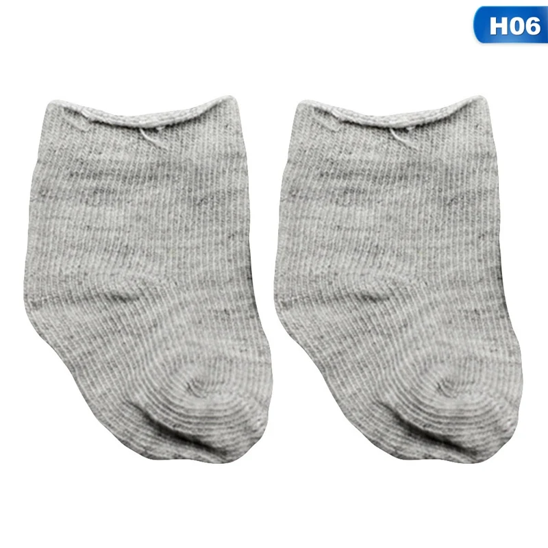 2 шт./пара кукольный носок подходит 18 дюймов Baby Doll одежду, аксессуары для куклы малышки; рождественские подарки - Цвет: 6