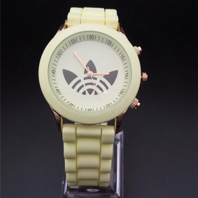 TIke Toke, reloj mujer, роскошные женские часы, модные, дизайн клевера, элегантные, President, силиконовое платье, мужские часы, Relogios Masculino 08