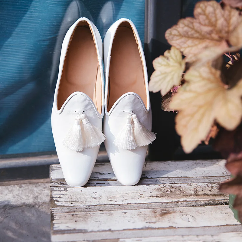 Новинка осени 2018 года Модная простая повседневная обувь в стиле ретро из толстой