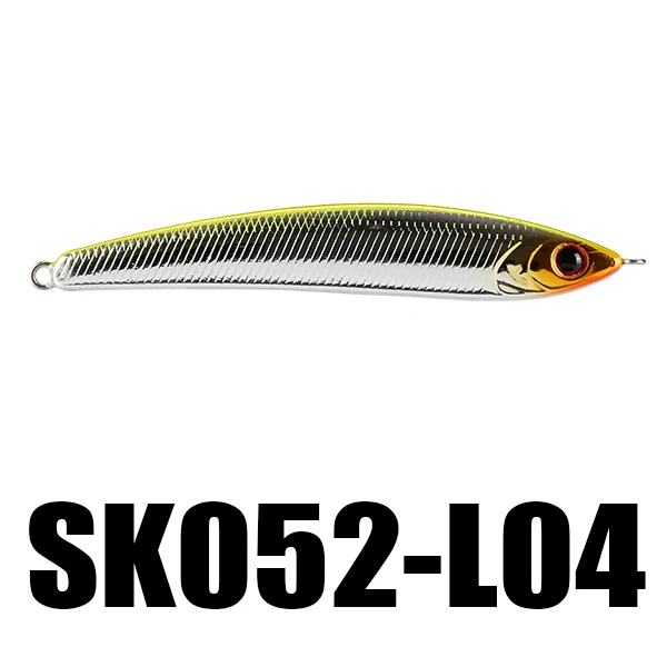 L04 1PC SeaKnight Тонущий Карандаш SK052 13,5 г 80 мм набор рыболовной приманки 8 шт. жесткая Приманка VMC крючок для глубокого дайвинга искусственная приманка рыболовные снасти - Цвет: L04 1PC