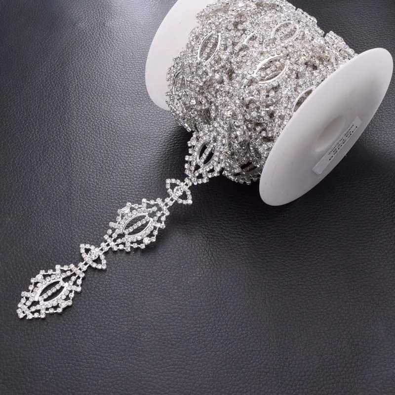 Сделай Сам 5 ярдов Пришивные Кристаллы Стразы отделка Свадебная блузка пояс