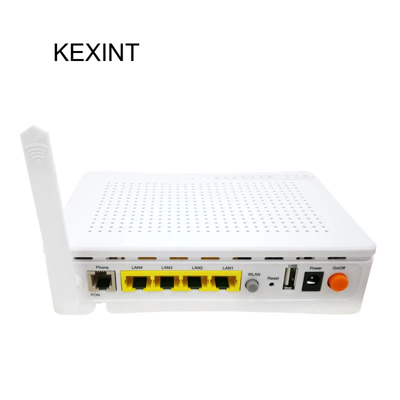 Фото KEXINT GPON FTTH 4-портовый ONU OLT POTS+WIFI GPON ONU с USB-адаптером Оборудование №4