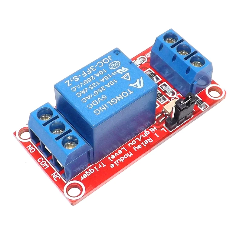 Красный Pcb Dc 9V 1 канальный релейный модуль с оптическим соединением изолирующая