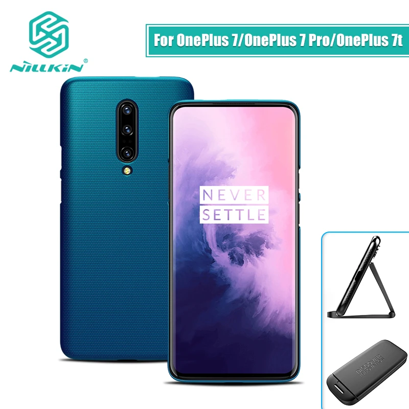 Oneplus 7 кейс чехол матовый ПК Матовая жесткая задняя крышка подарок держатель