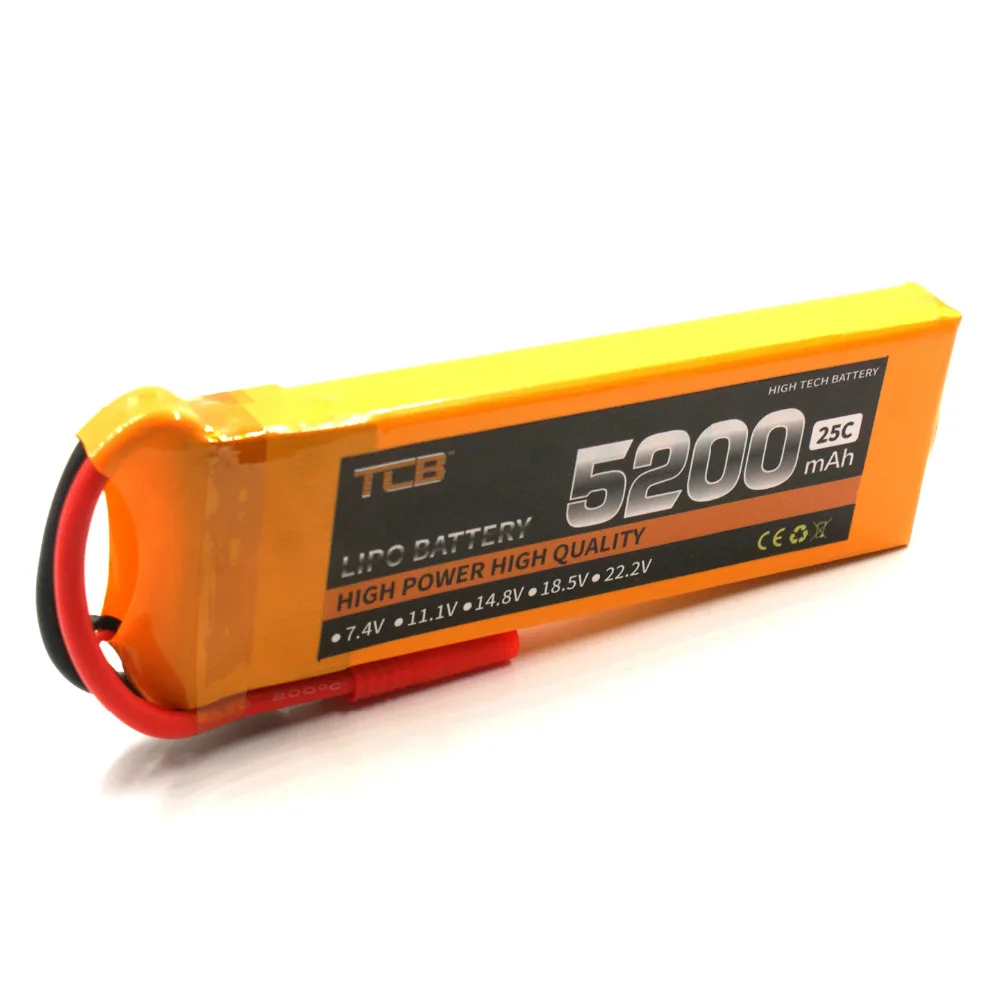 TCB RC игрушки LiPo батарея 11 1 V 5200mAh 25C 3S для радиоуправляемый самолет Квадрокоптер