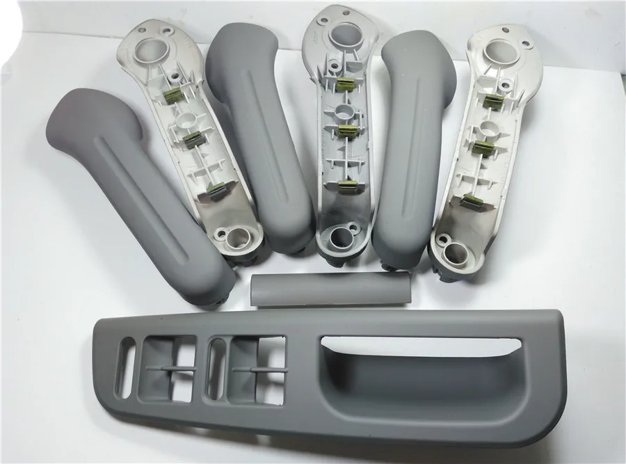 Набор из 8 шт. серая внутренняя дверная ручка бесплатная доставка для Volkswagen Jetta Bora