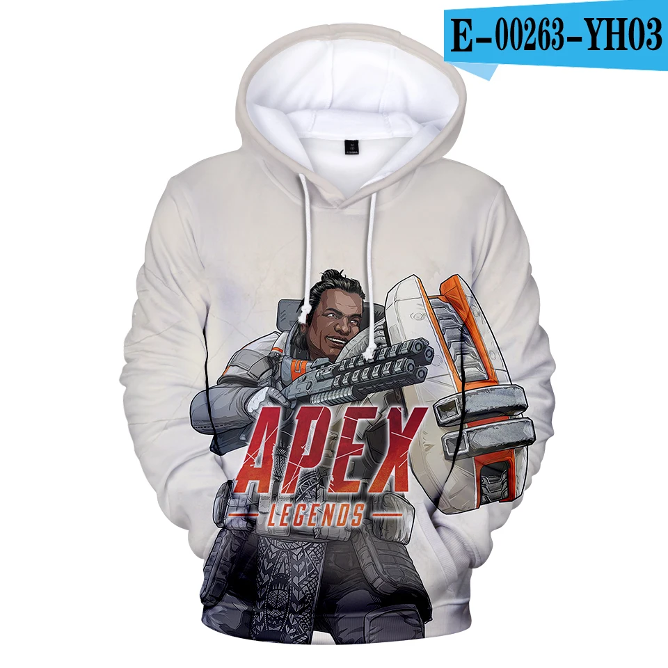 3D Крутая Мода Apex Legends 3D толстовки Толстовка для мужчин и женщин Harajuku Горячие игры Apex Legends 3D толстовки Мужская Толстовка Топ - Цвет: 3D