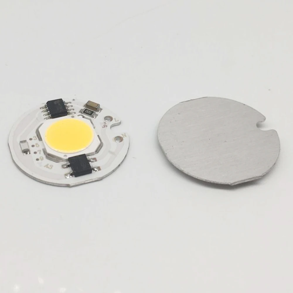 10 шт. COB светодиодный светильник чип 3 Вт 5 7 9 Лампа 220V IP65 Smart IC драйвер