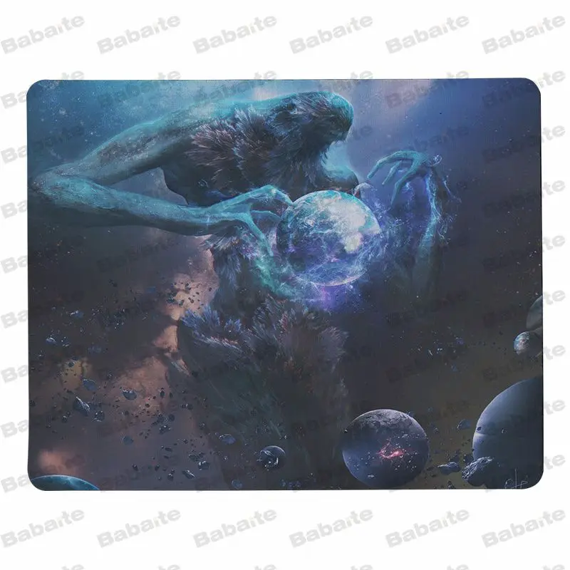 Babaite Space уникальный настольный коврик для мыши Размер 25x29 см скоростной