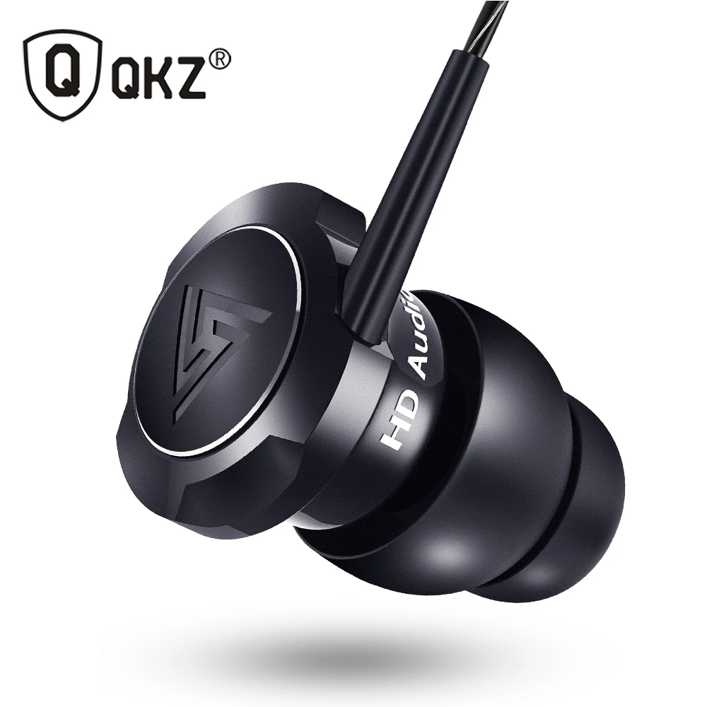 QKZ наушники вкладыши для Xiaomi телефона стерео бас гарнитура Металлические