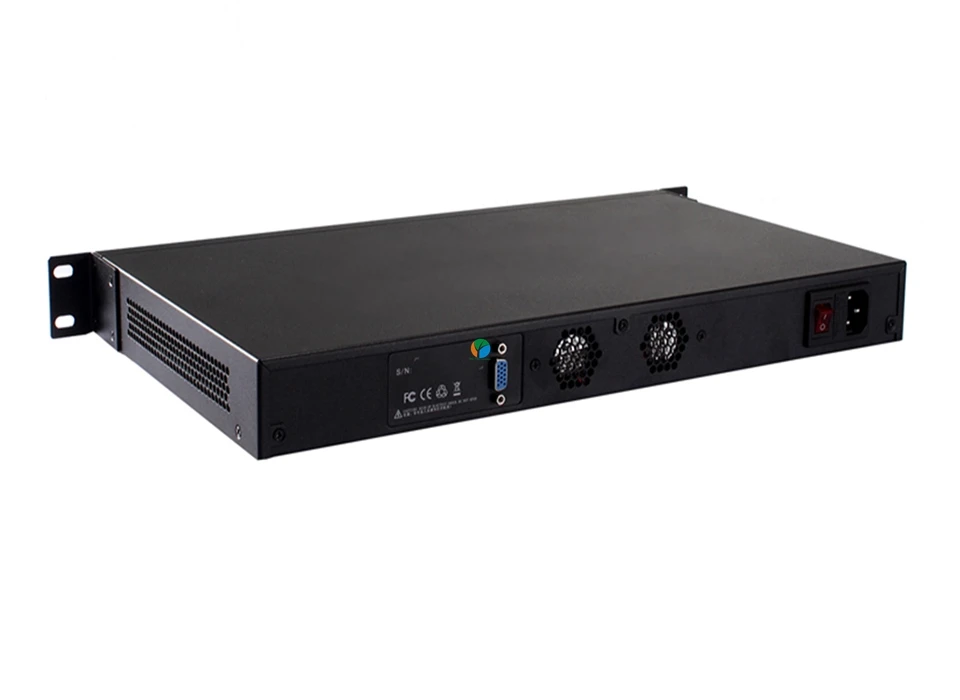 Причастником сетевой сервер брандмауэр маршрутизатор barebone 1U с Celeron 2117U 1037U поддержка ROS Mikrotik PFSense