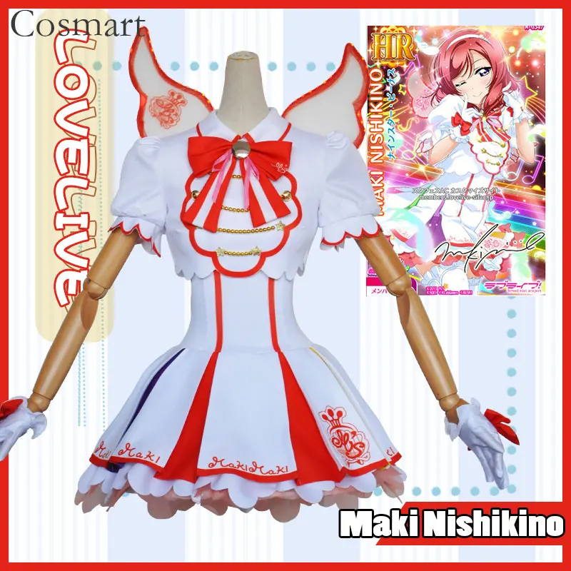 

[Customized]Anime Lovelive!!Maki Nishikino Arcade Game 4 Cosplay Costume Lolita Dress Halloween Suit For Women Girl Outfit New 2
