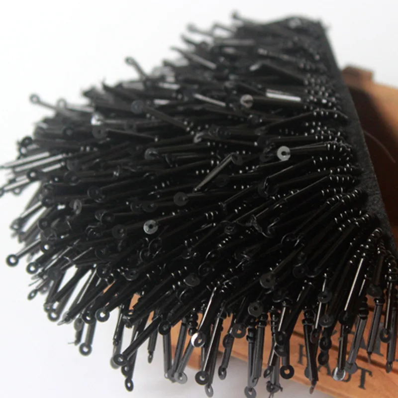 2 шт. бисерные значки с бахромой патч заклепки аппликация патчи для одежды