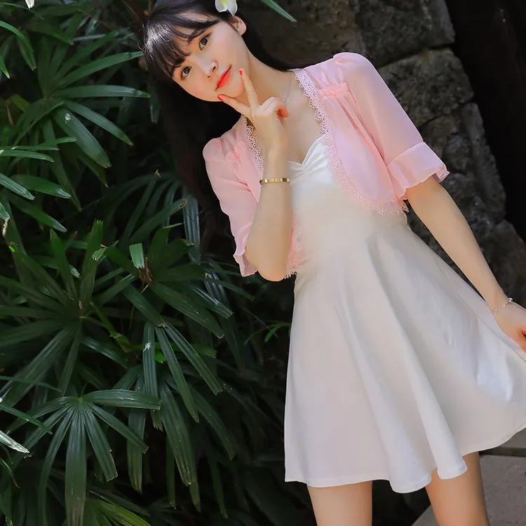 MLXSLKY шифоновая рубашка большого размера с коротким рукавом женское летнее