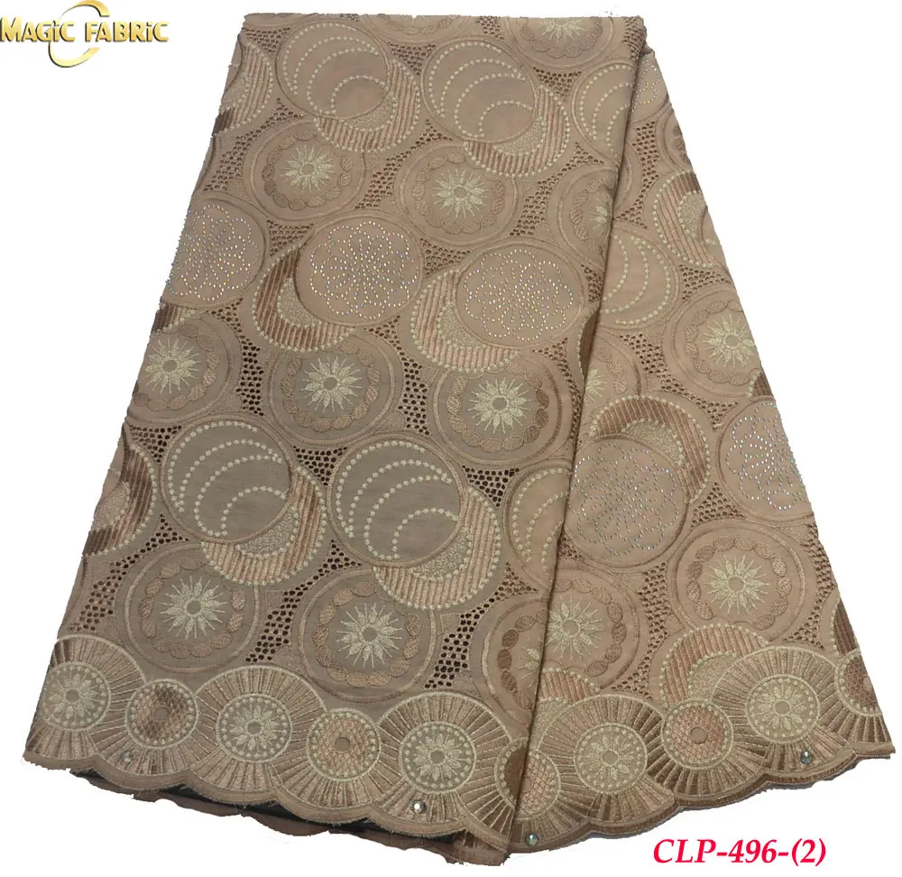 African Voile Lace Fabric 2019 High Quality Swiss lace In Switzerland Cotton Blue Dresses For Women CLP-496 | Дом и сад
