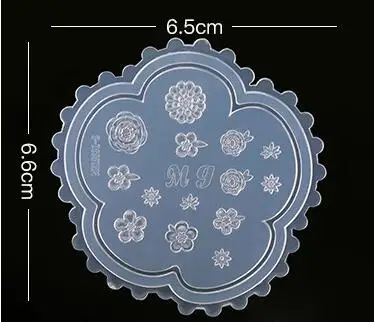 style 3 3D силиконовая форма для украшения ногтей DIY дизайн силиконовые шаблоны для дизайна ногтей Шаблон Маникюр Красота ногтей искусство - Цвет: style 3