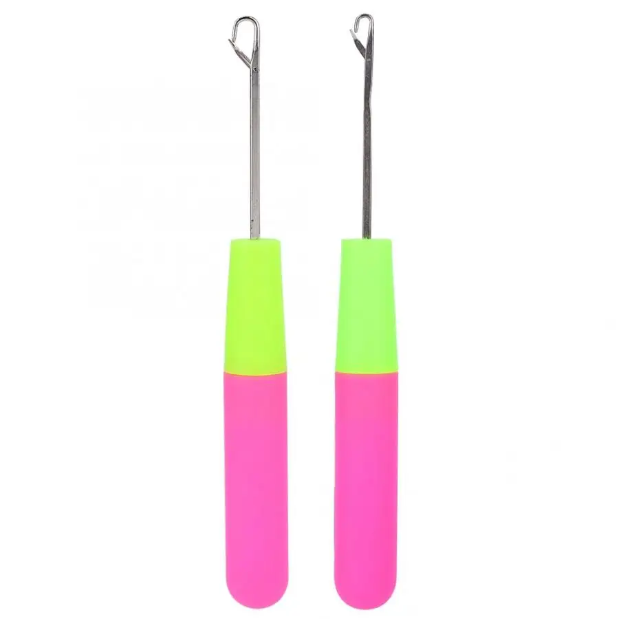 Crochet Latch Hook Needles Hair Extension Braiding Crafts Skill Tool Kit Hair Extension Tools