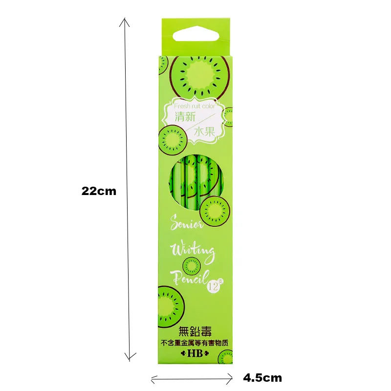 Карандаш HB деревянный шестигранный с ластиком детские школьные принадлежности 12