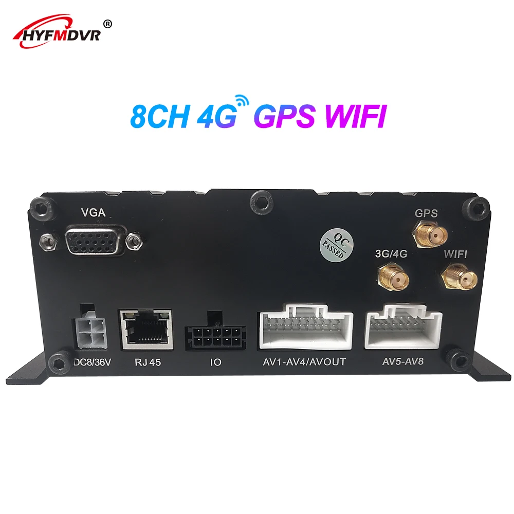 HYFMDVR заводом источников Удаленный 4g gps Wi-Fi 8-канальный Винчестеров HDD/sd