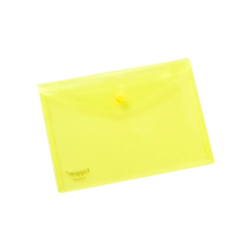 A5 24x17CM yellow Папка для документов формата А4, органайзер, прозрачный, печатный, пластик, А5, Сумка для документов, Офисная папка, папка, скрепка для хранения, школьные принадлежности - Цвет: A5 24x17CM yellow