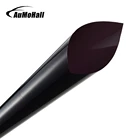 Тонировочная пленка VLT для окон автомобиля, темно-черная пленка для защиты стекла, 300 рулонов, 1 слой для автомобиля и дома, коммерческая летняя защита от солнечной батареи, 50 см x 5% см