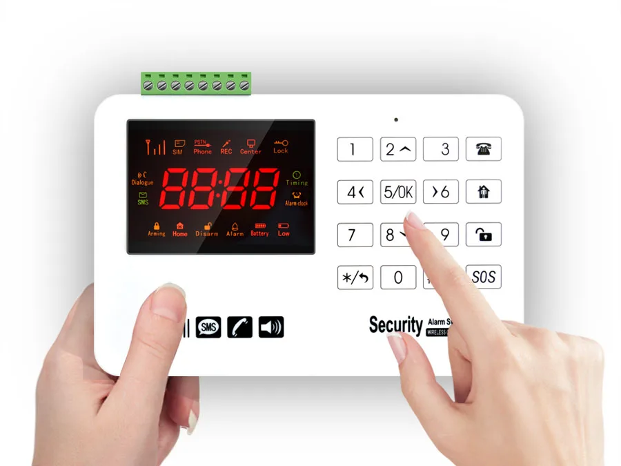 NiWoolf GSM сигнализация Система VIP-покупатель цена система охранной сигнализации для дома дверной Детектор инфракрасный детектор сенсорная клавиатура 433 МГц