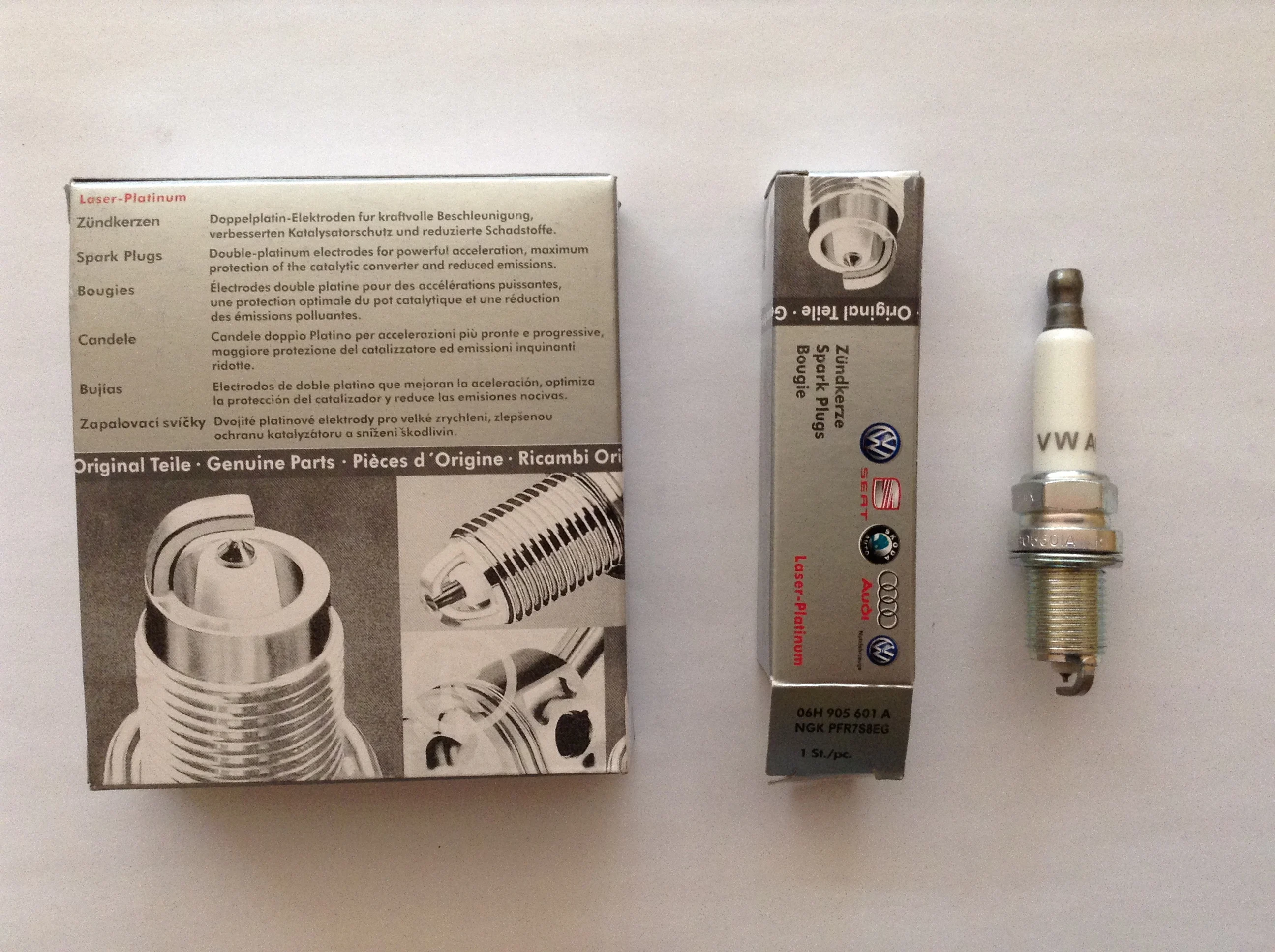 Иридиум Свеча Зажигания Для Audi A3 A4 A5 A6 Q5 R8 S4 S5 S6 TT Volkswagen VW 06 H 905 601A PFR7S8EG|plug|plug sparkplug 1/4 |